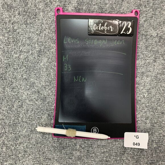 Levis Work Jeans Mens 33 Blue Denim Straight Leg Cotton Mid Rise Pockets 2009 - Picture 12 of 13